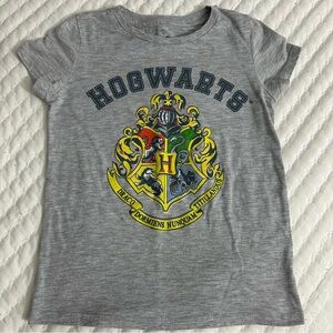 Hogwarts Crest Kids T-Shirt - Gray